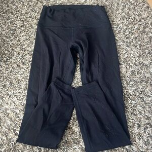 lulu black 25in align leggings